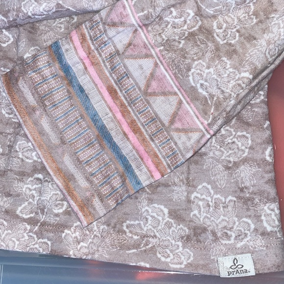 Prana Tilly floral long sleeve crewneck top - Picture 6 of 7